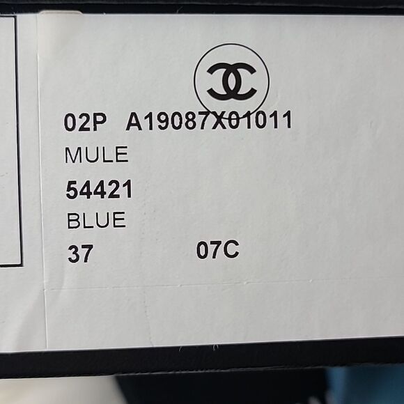 💯 Authentic Chanel Mule Size 37 🍀 - Picture 14 of 16